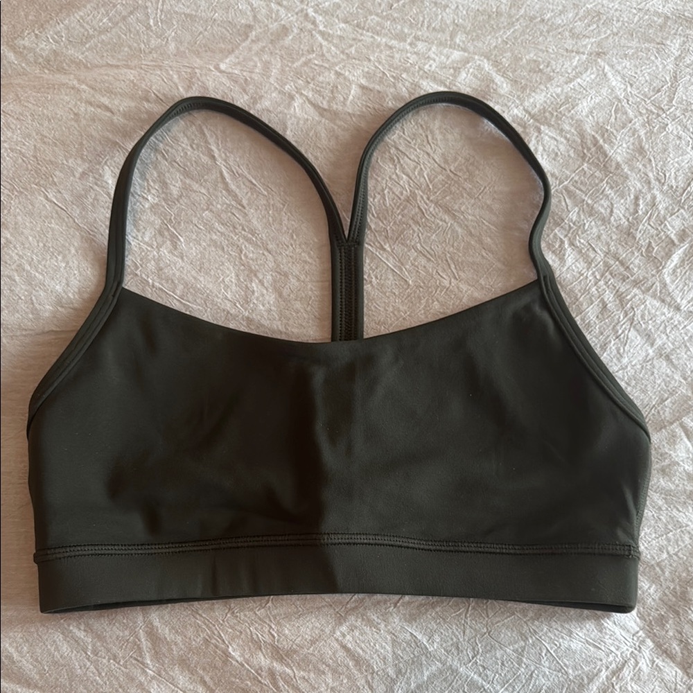CRZ YOGA - Butterluxe Y Back Sports Bra - Olive Green